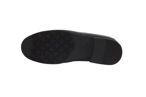 حذاء Louis Vuitton Loafer رجالي أسود جلد وقماش Mon...