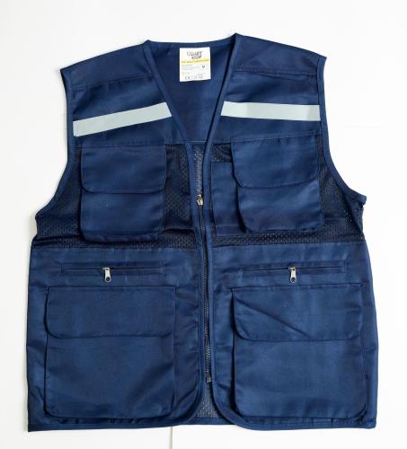 Engineer’s vest, navy fabric