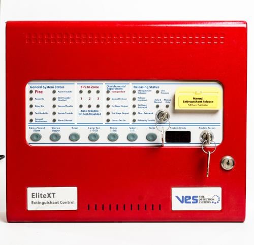 Gas release panel