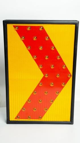 Chevron solar energy one-way direction
