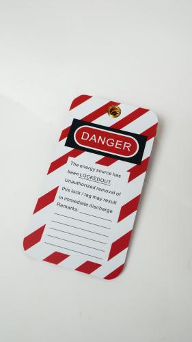 Electricity follow-up card red