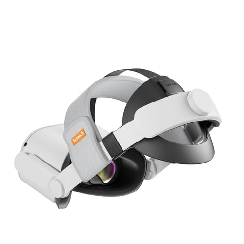Syntech VR Head Strap Compatible with Meta/Oculus Quest 2 Accessories, Adjustable Head Strap for Enhanced Comfort and Stability ,S...