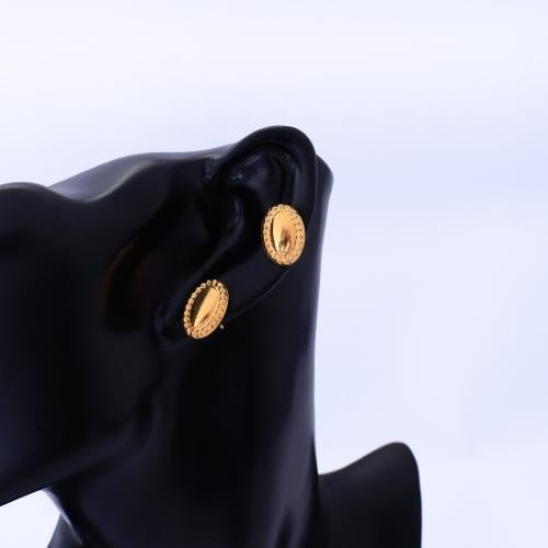 Gold earrings 21 karat