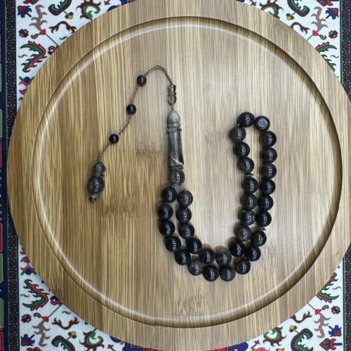 سبحة ظهر سلحفاة طبيعية – 33 خرزة
