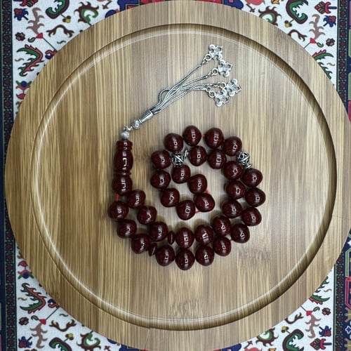 سبحة فاتوران ملكي (لون خردلي) - قصة كبسولة بفواصل...