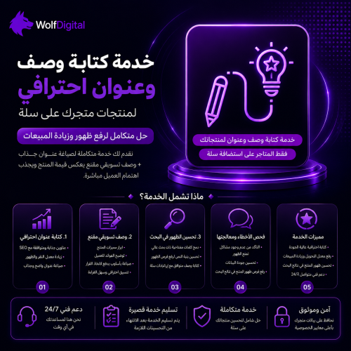 كتابة عنوان ووصف احترافي لمنتجات متجر سلة | صياغة...