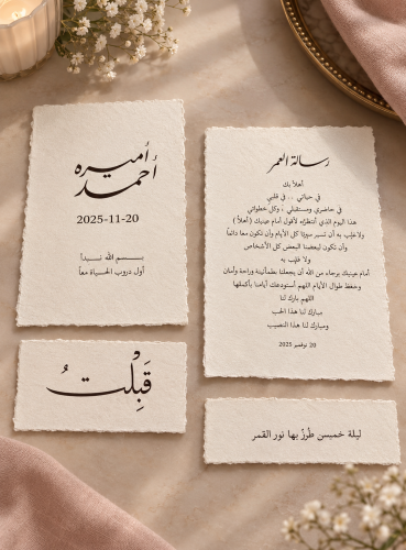 Message of a lifetime A5 two pages