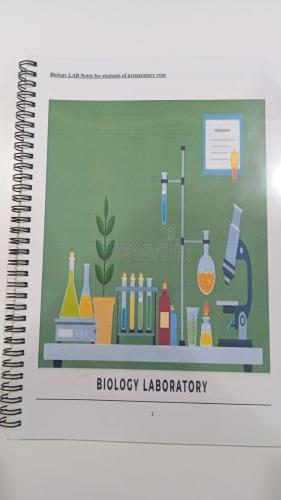 biology laboratory ملون
