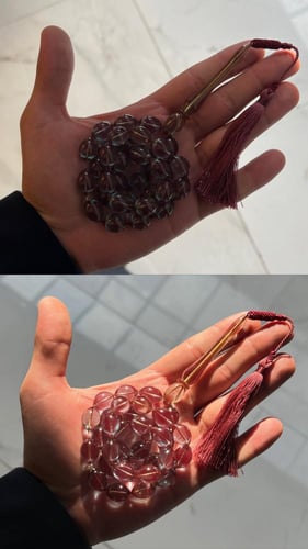 سبحة حرباء من عصي قديمة