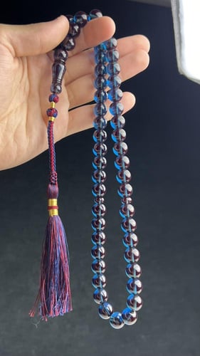 سبحة زعفراني تركوازي فوّاح