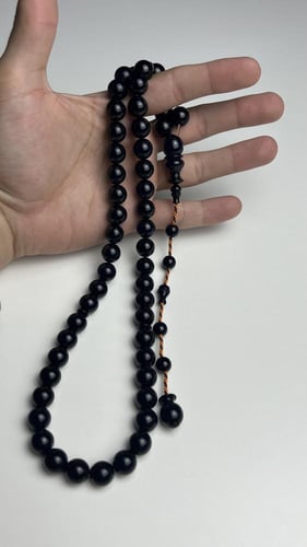 سبحة فاتوران كحلي بشفافية