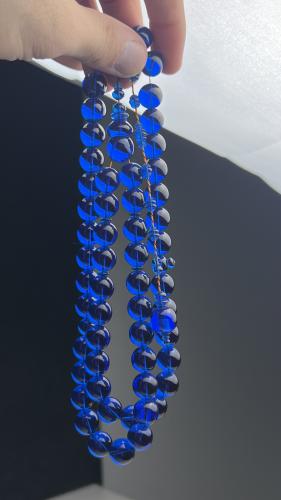 Blue transparent Tasbih Fatoran
