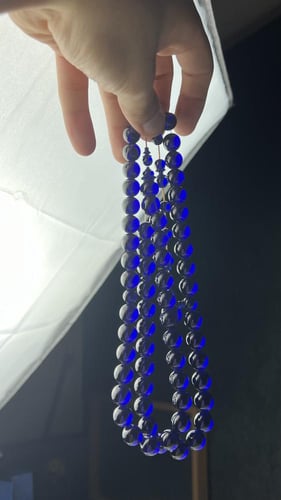 سبحة فاتوران كحلي حرباء