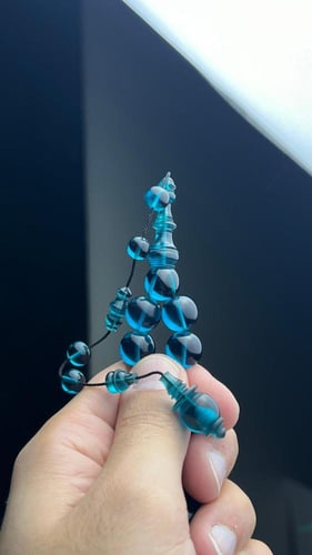 سبحة فاتوران أكوامارين