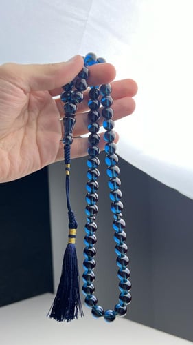 سبحة زعفراني تركوازي فوّاح