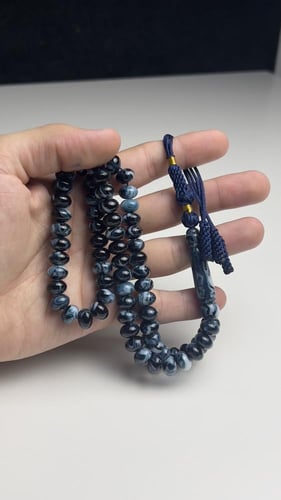 سبحة بكلايت تركوازي بحري