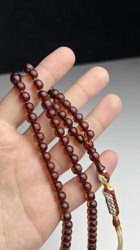 سبحة فاتوران عسلي