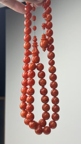 سبحة فاتوران جزري بعرق أحمر