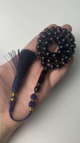 سبحة بكلايت رمادي شفاف