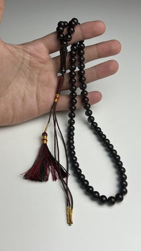 سبحة زعفراني تركوازي فوّاح