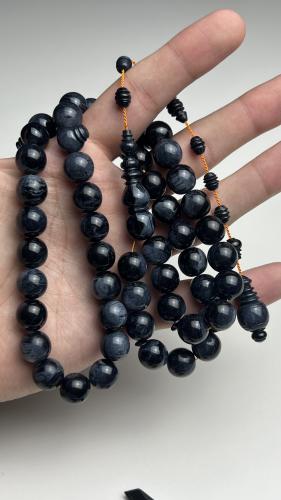 Black Fakooran rosary beads