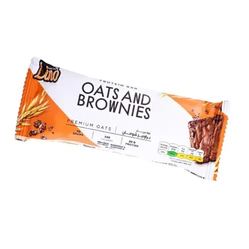 لينو بروتين بار براونيز شوفان