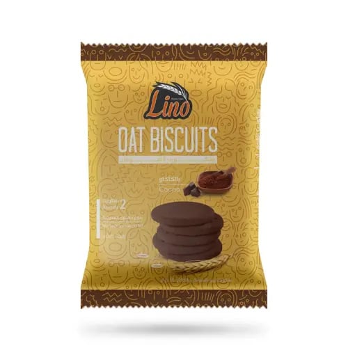 لينو بسكويت الشوفان بالشيكولاتة