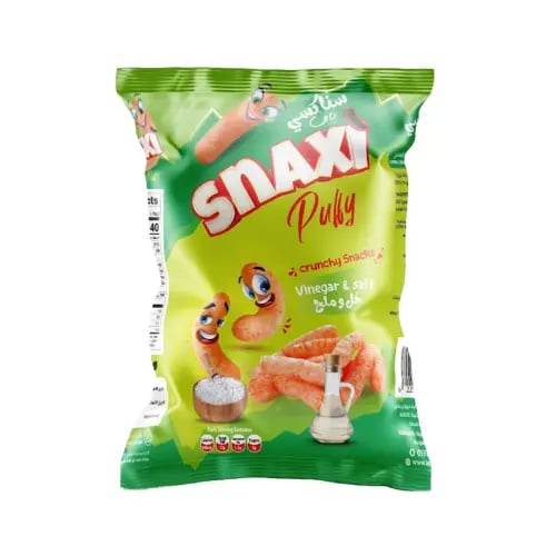 سناكسي باف بطعم الخل والملح