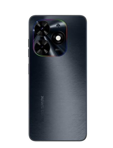 تكنو سبارك جو 2024 ذاكرة 128 جيجا 4+4 رام أسود