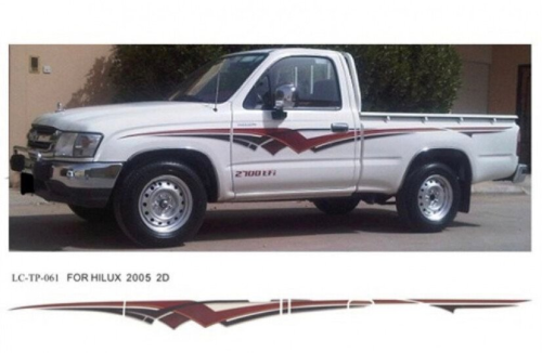 خط تويوتا هايلوكس 2005 غماره