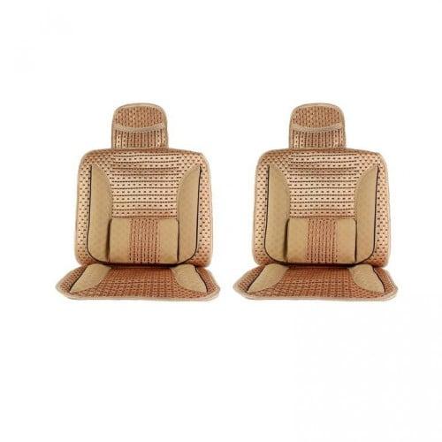 طقم مقعد للسيارة لون بيج