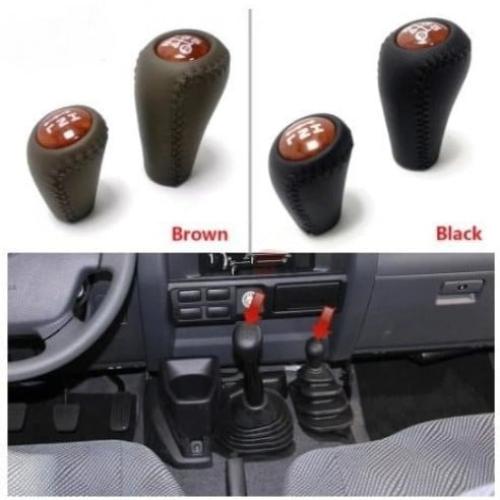 مقبض قير ودبل تويوتا شاص اسود مخشب