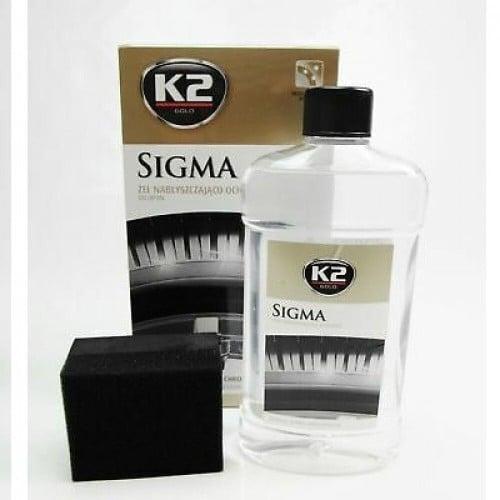ملمع كفرات سيجما من K2 مع سفنجه