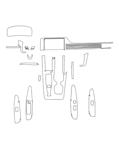 كامري 2025-2026 حمايه PPF الداخليه قص الكتروني E