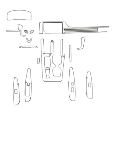 حمايه PPF الداخليه قص الكتروني كامري 2025 LE