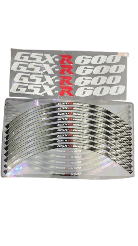 استيكر جنط جيكسر 600 شريط +كتابه