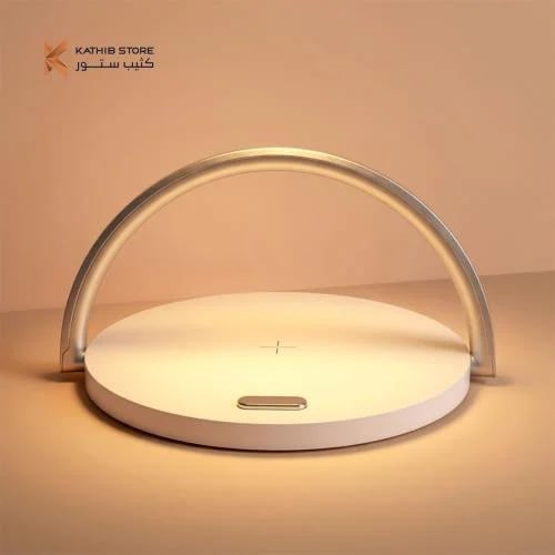 Desk lighting with charging base