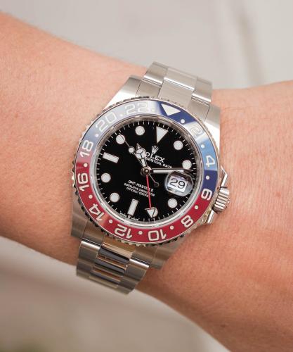 ساعة رجالية GMT بيبسي – تصميم فاخر | بصمة هدية