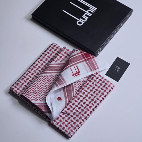 شماغ رجالي دنهل لون احمر إصدار 2026