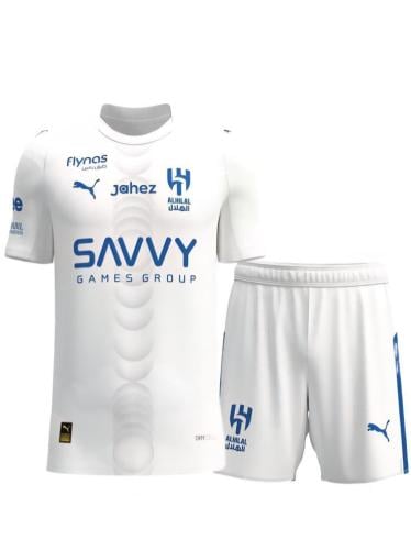 طقم نادي الهلال الابيض جميع المقاسات