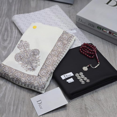 قماش شتوي ديور مع شال كشميري