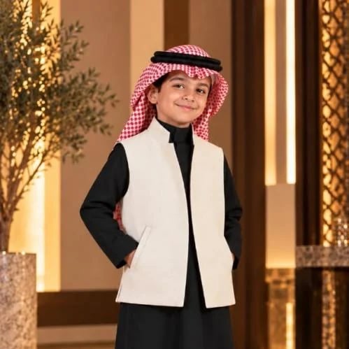 سديري اطفال دبل فيس لون سكري مع اسود