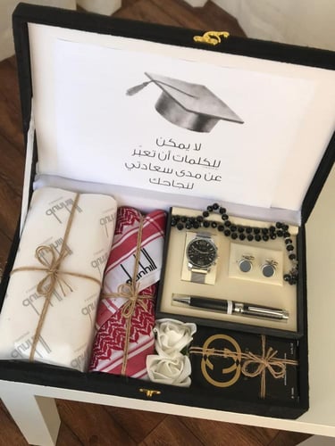 هدية رجالية مميزة طقم دنهل مع ساعة وعطر-