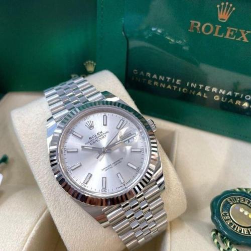 Rolex Datejust White Dial Oyster Steel Watch - ساع...