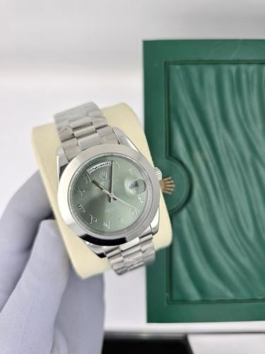 ساعه رولكس ارقام عربي _ Rolex Day-Date Watch with...