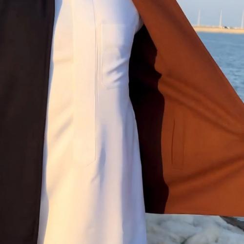 سديري شتوي رجالي أسود مع بني