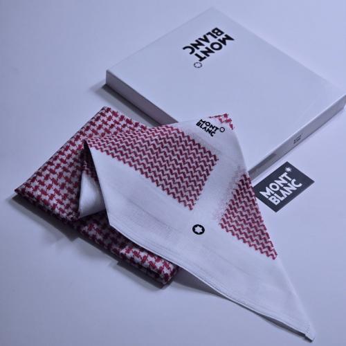 شماغ مونت بلانك احمر فاتح بتصميم انيق وفاخر