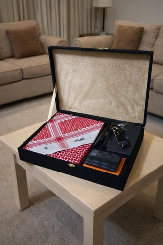 بوكس هدايا رجالية للعيد بتغليف فاخر