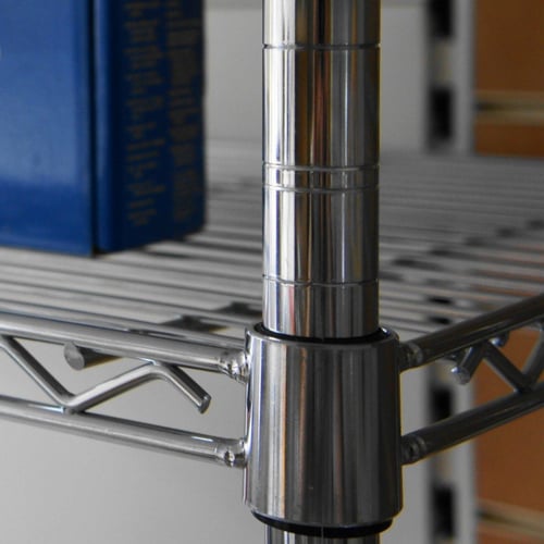 رفوف شبك كروم 200×180 (عمق 45 سم) - ماي رفوف