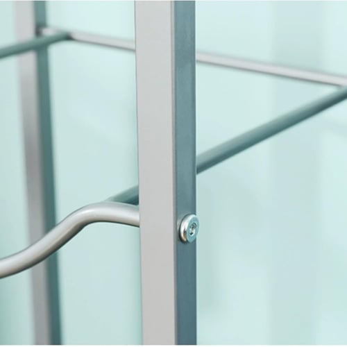 حامل قوارير الماء 3 طبقات - رمادي - ماي رفوف